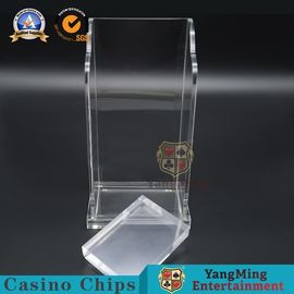 comprare Trasportatore standard di scarto delle carte da gioco della chiara del commerciante piattaforma acrilica piena del titolare della carta 8 fabbricazione online