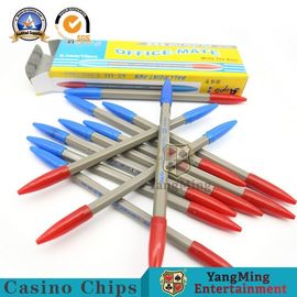 comprare Sistemi di gioco del baccarat di dimensione 170mm rossi e penna a sfera blu fabbricazione online