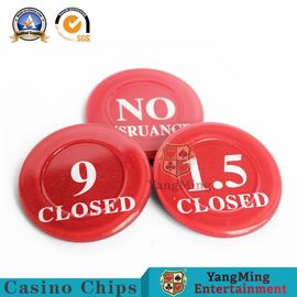 comprare Gli accessori del gioco del casinò che giocano il poker di Niuniu carda la matrice per serigrafia dedicata bottone di assicurazione del club di plastica di marca fabbricazione online