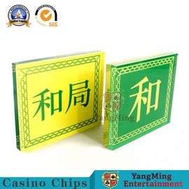comprare club acrilico trasparente su ordinazione del poker del bottone del commerciante del LEGAME degli accessori del gioco del casinò 90g fabbricazione online