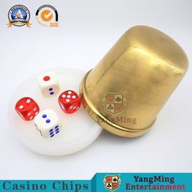 comprare La mazza di gioco di rame pura VIP della BO della tazza di dadi dell'oro della lega di alluminio sic foggia a coppa l'abitudine fabbricazione online