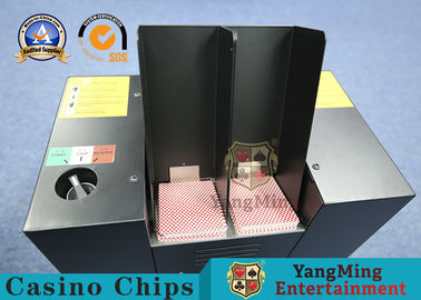 comprare Macchina della licenza scartata carte nere automatiche del poker della trinciatrice delle carte da gioco del casinò del metallo di colore fabbricazione online