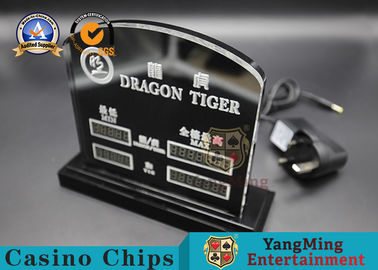 comprare Giochi limitati della Tabella del black jack del club di Bet Limit Sign For Poker della Tabella del poker del segno di Dragon Tiger Casino Table LED fabbricazione online