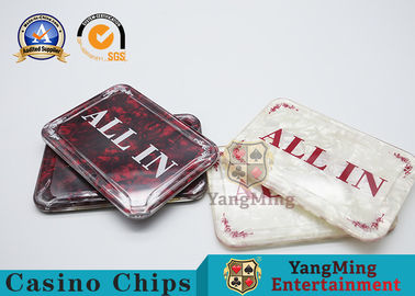 comprare Guardia d'ottone della carta della mazza del bottone del commerciante dei chip di mazza dell'ABS del ferro dell'argilla del black jack del baccarat della mazza del Texas che gioca fabbricazione online