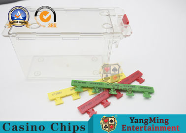 comprare Scarto acrilico che invia gli accessori del gioco del casinò della scatola fabbricazione online