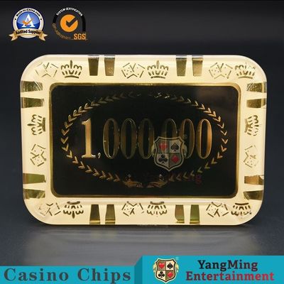 comprare Accessori acrilici trasparenti di Crystal Casino Poker Chips Table fabbricazione online