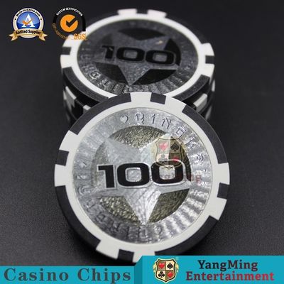 comprare Texas Hold loro autoadesivo del laser del tavolo verde della mazza scheggia 11.5g Clay Core Poker Star fabbricazione online
