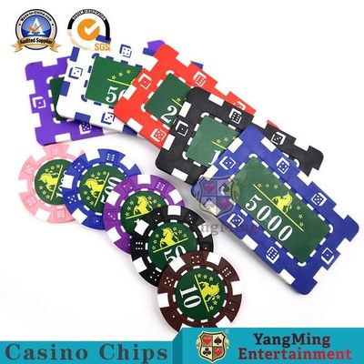 comprare 760 ABS americani Clay Poker Fancy Chip Set Texas Holde ' m. Game Iron Core Chip Set dicontraffazione dei pc fabbricazione online