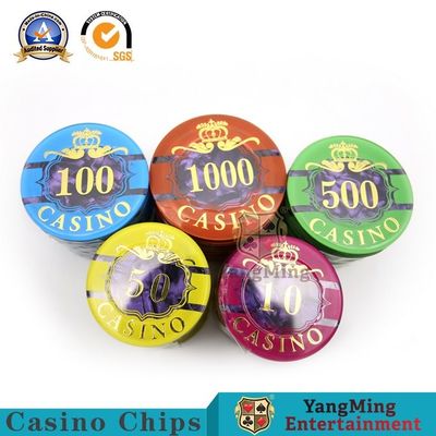 comprare 760 ABS americani Clay Plastic Chip Set Texas dei pc li tengono nucleo di ferro speciale del gioco Chip Currency anti-contraffazione fabbricazione online