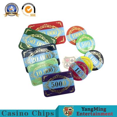 comprare 760 pc Texas Black Jack Bronzing Plastic Chips Two-Layer Acrylic Anti-Counterfeiting Chip hanno messo il supporto del punto su misura fabbricazione online