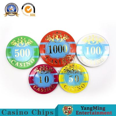 comprare Anti falsificazione Texas Hold loro chipset di plastica di timbratura caldo fabbricazione online