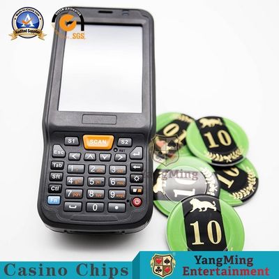 comprare Attrezzatura di rilevazione di identificazione Chips Detector Date Handel Terminal di Chips Checker della mazza del casinò di sicurezza di RFID fabbricazione online
