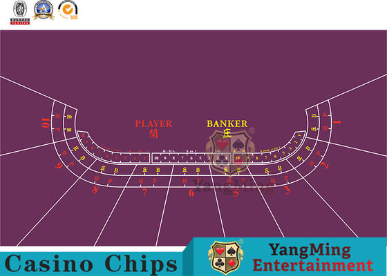 comprare baccarat 9-Person e Texas Hold loro produttore impermeabile di stampa standard Customization della tovaglia del gioco del poker di colore fabbricazione online