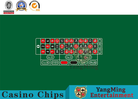 comprare Singola 0 abitudini di gioco verdi americana di sostegno di Chip Table Tablecloth Waterproof Layout della mazza delle roulette di colore campione fabbricazione online