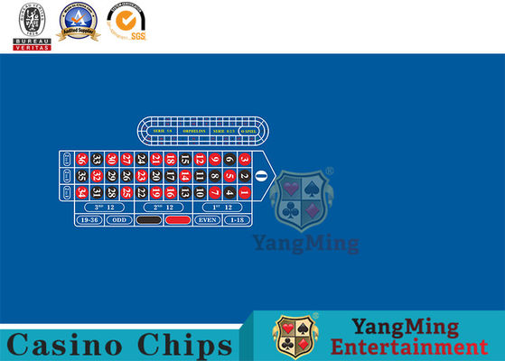 comprare Disposizioni americana di Bet Blue Standard Roulette Poker Chip Table Waterproof Tablecloth Entertainment del casinò singola 0 piccole fabbricazione online