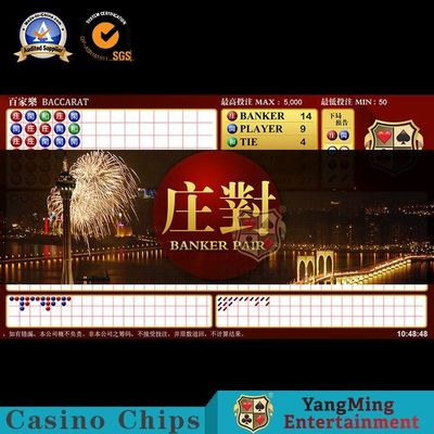 comprare Interfaccia unica del software di sistemi di gioco del baccarat della Tabella di spettacolo fabbricazione online