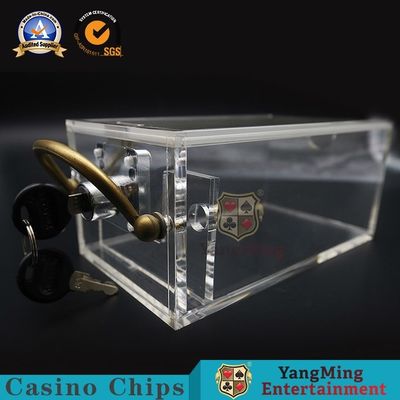 comprare Livello 171*100*80mm acrilico trasparente della Tabella della mazza del baccarat di 6 piattaforme fabbricazione online