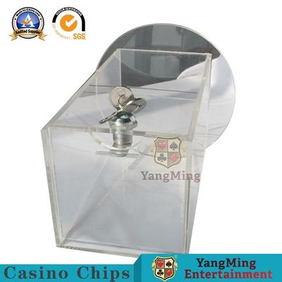 comprare Tabella acrilica trasparente inferiore rotonda YM-DH04 della mazza del baccarat fabbricazione online