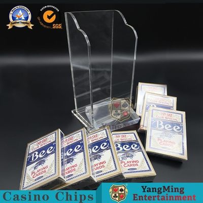 comprare Una scatola di carta acrilica spessa trasparente piena della mazza di 8 paia del supporto della Tabella fabbricazione online
