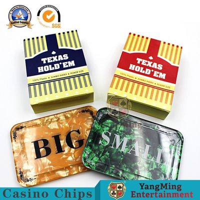 comprare Banchiere quadrato su misura Acrylic Blind Cards degli accessori del gioco del casinò fabbricazione online