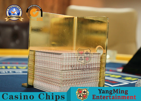 comprare Gli accessori gli ss 8 del gioco del casinò di doratura accoppia il ripiano del tavolo del black jack dell'espositore per biglietti augurali del poker fabbricazione online
