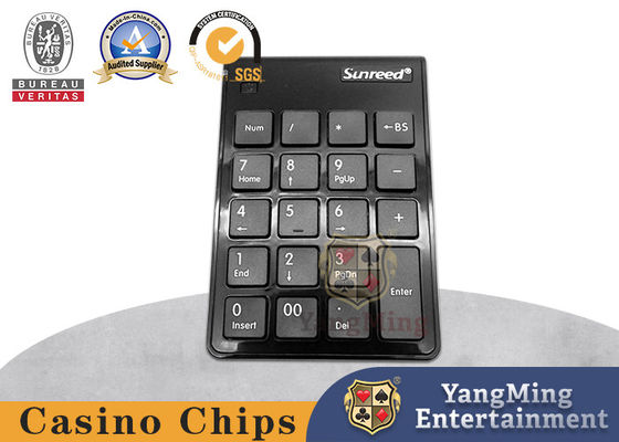 comprare Tutti gli accessori di entrata a tastiera del gioco del casinò del poker della tastiera senza fili nera della Tabella fabbricazione online
