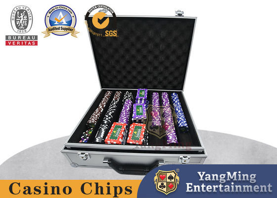 comprare Il giro 14g Clay Personalised Casino Poker Chip ha messo con il centro del metallo fabbricazione online