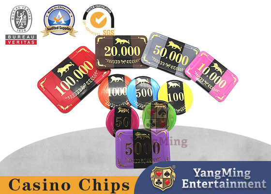 comprare Tre chip di contraffazione acrilici del casinò di strato anti RFID fabbricazione online