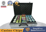 Acrylic Three Layer Gold Stamping Chip Set 760 Combination Poker Table Game Chips