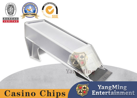 comprare Un black jack opaco acrilico spesso di 8 paia che tratta scarpa per i giochi del casinò fabbricazione online