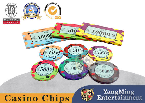 comprare Il giro 10g ha personalizzato il diametro di Clay Poker Chips 43mm fabbricazione online