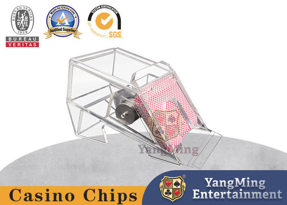 comprare 2 insiemi dello Shuffler professionale del commerciante della Tabella nera di plastica acrilica trasparente del rivestimento fabbricazione online