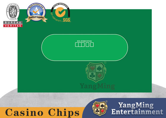comprare Tovaglia su ordinazione di stampa muta ovale di Esign Texas Holdem Poker Felt Casino fabbricazione online