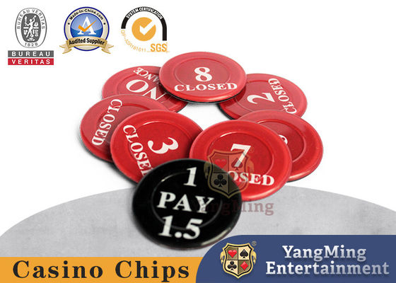 comprare assicurazione Chip Coins di Crystal Niu Niu Texas Holdem Game Betting dell'acrilico del diametro di 40mm fabbricazione online
