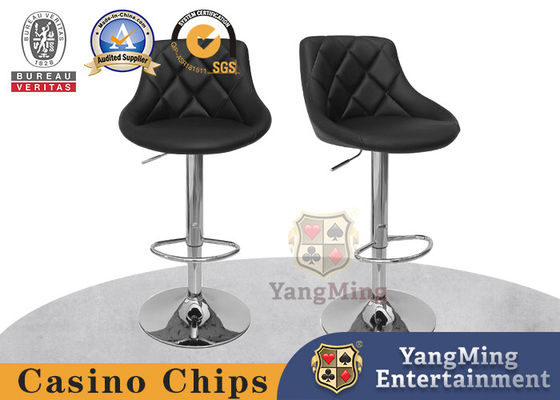 comprare Il commerciante d'acciaio girante di cuoio nero della mazza del casinò del telaio presiede comodo fabbricazione online