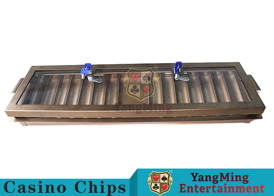 comprare Metallo dedicato Chip Tray Space - risparmio del casinò di spettacolo con la fila 14 fabbricazione online