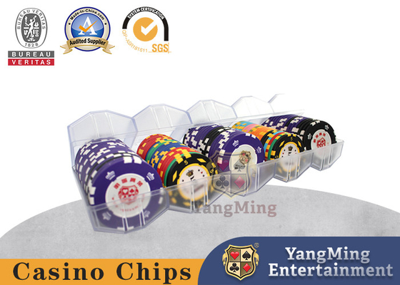 comprare Completamente Matte Customized 100 pezzi del casinò rotondo Chip Tray di 45mm fabbricazione online
