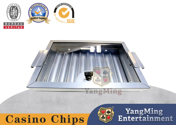 comprare Serratura a un solo strato di Clay Poker Chip Tray With del ferro rotondo del metallo di 8 file fabbricazione online