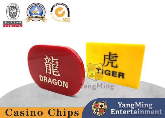comprare Certificazione su ordinazione della BV dell'indicatore del black jack della Tabella di Mini Acrylic Carving Baccarat Poker fabbricazione online