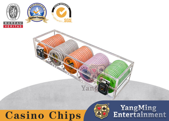 comprare Casinò Chip Holder For Poker Table del pezzo 50mm del piano d'appoggio del black jack 100 fabbricazione online