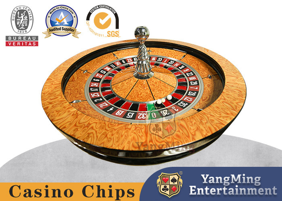 comprare Abitudine manuale a 32 pollici di gioco della Tabella delle roulette della mazza della piattaforma girevole di legno solido fabbricazione online