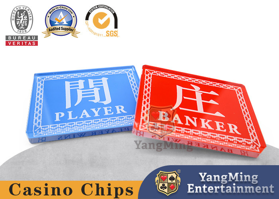 comprare Il banchiere cinese ed inglese Poker Table Accessories del baccarat 2 ha personalizzato l'indicatore del giocatore fabbricazione online