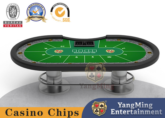 comprare Certificazione ovale della BV della Tabella di Texas Fireproof Board Game Poker del disco del metallo fabbricazione online