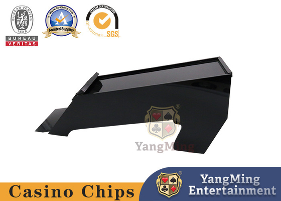 Calzature da poker di alta qualità di acrilico nero Texas Black Jack gioco d'azzardo