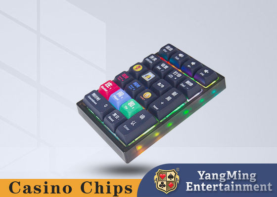 Casino Baccarat Software Tastiera wireless 2.4G Bluetooth 21 tasti Input manuale meccanico Tastiera tastiera