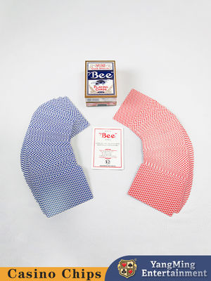 310g Importato Red Blue Bee Black Core Poker Card Baccarat Tabella di gioco Dedicata carta da gioco