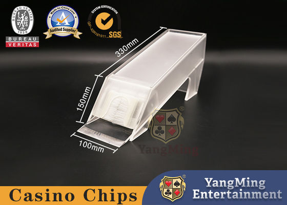 8 mazzi di carte da gioco carte di plastica acrilico congelato banco di casinò personalizzabile