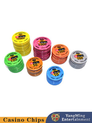 Nuovo chip da casinò personalizzato ABS acrilico a tre strati chip poker chip set con 760 portatori di chip
