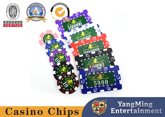 Chip UV di gioco del club ceramico RFID della mazza messi di 760 pc con la scatola