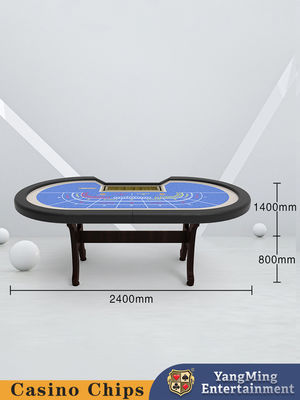 Spot Direct Baccarat 8 Folding Poker Table Tabella di divertimento e di svago Club Poker Game Table